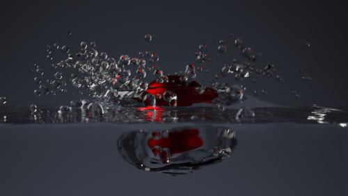Something dropped in water preview image